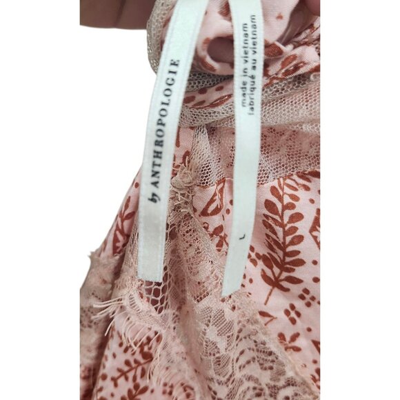 Anthropologie The Cerise Maxi Dress SIZE L - Picture 9 of 14